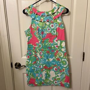Lilly Pulitzer Pink a Delicacy print dress